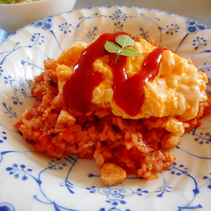 トロトロ卵のささみのオムライス レシピ 作り方 By Mococo05 楽天レシピ